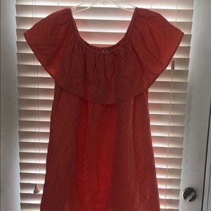 Crown and Ivy Peach mini dress